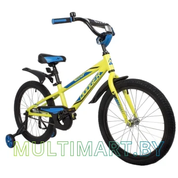 Детский велосипед Novatrack Dodger 205ADODGER.GN22 (зеленый, 2022) картинка 2